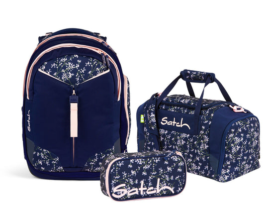 Schulrucksack-Set MATCH Bloomy Breeze 3-teilig, Kollektion 2024