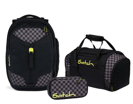 Schulrucksack-Set MATCH Dark Skate 3-teilig, Kollektion 2024