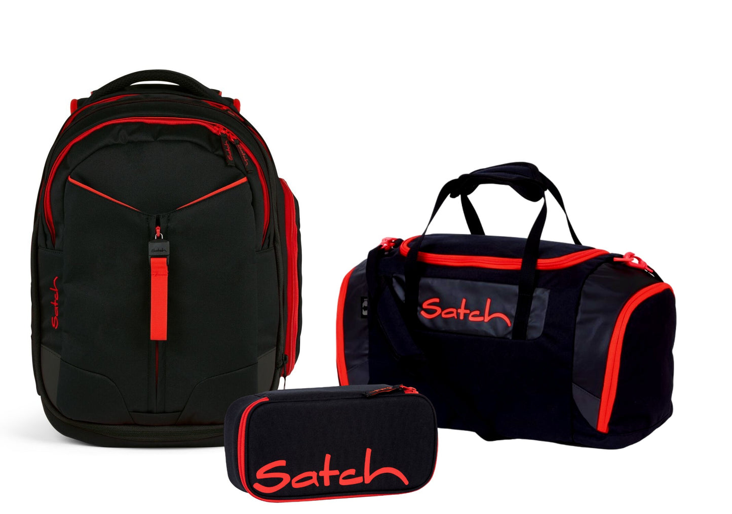 Schulrucksack-Set MATCH Fire Phantom 3-teilig, Kollektion 2024