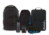 Schulrucksack-Set PACK Black Bounce 6-teilig, schwarz