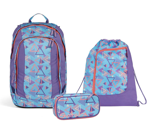 Schulrucksack-Set AIR 80s Dance 3-teilig