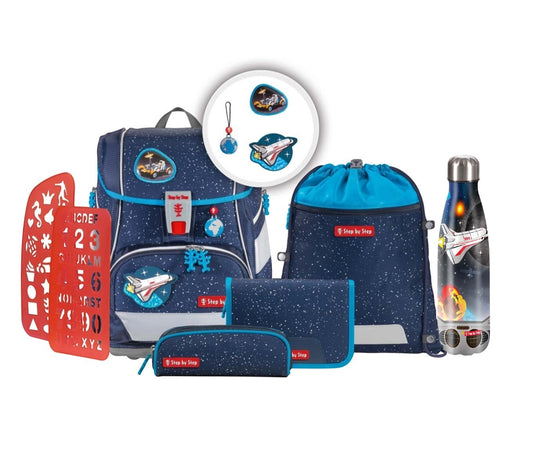 Schulranzen-Set 2IN1 PLUS Sky Rocket Rico 7-teilig