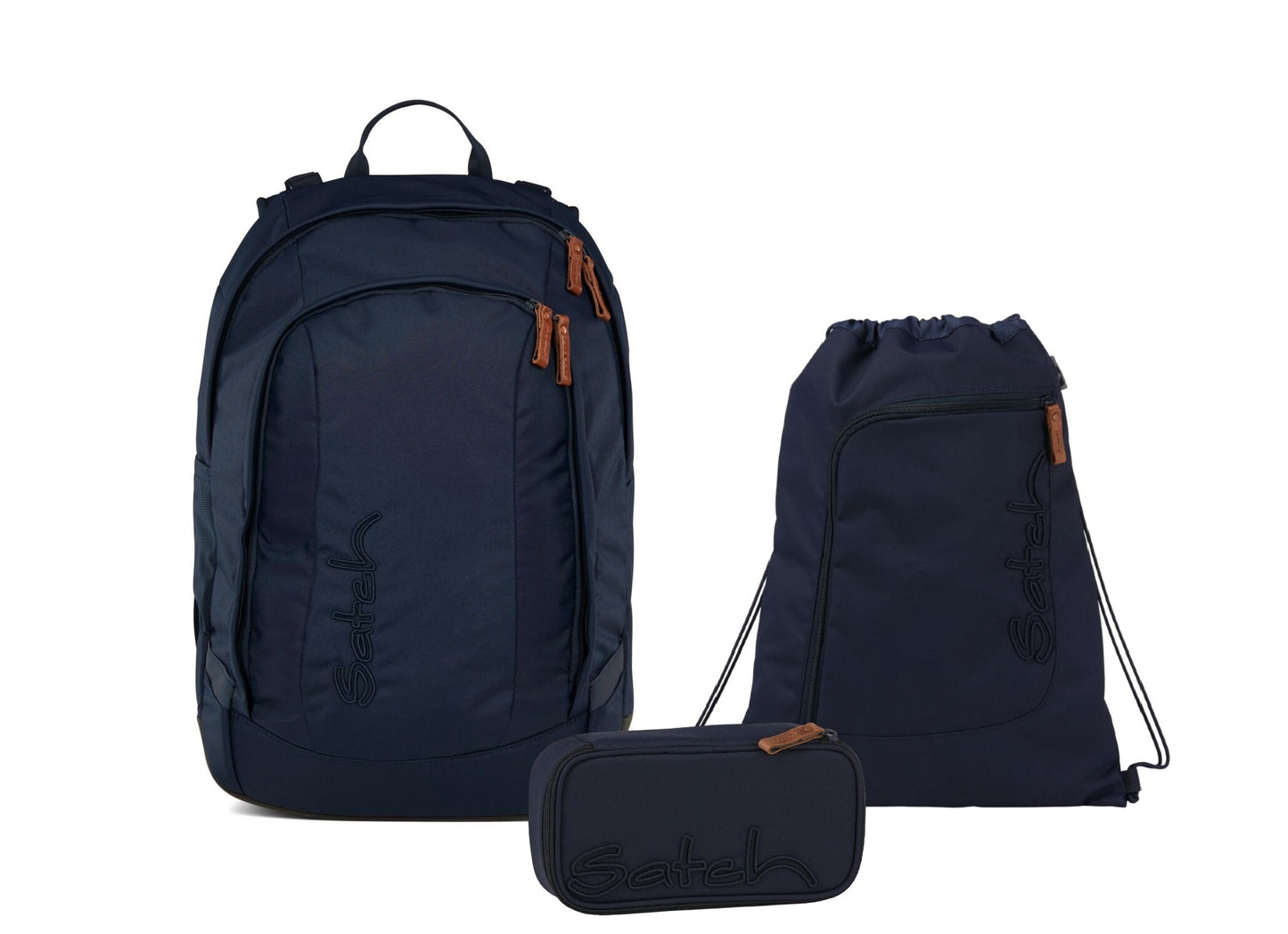 Schulrucksack-Set AIR Nordic Blue 3-teilig, Kollektion 2025