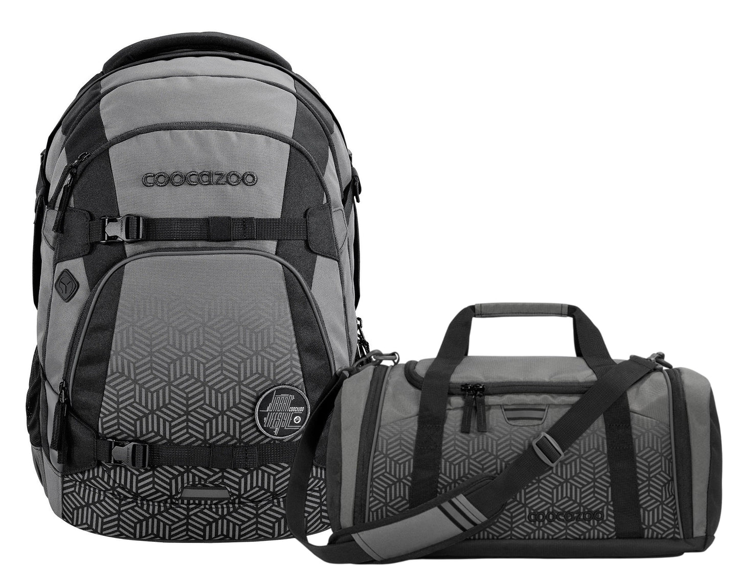 Schulrucksack-Set MATE Black Carbon 2-teilig