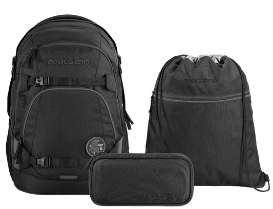 Schulrucksack-Set MATE Black Coal 3-teilig