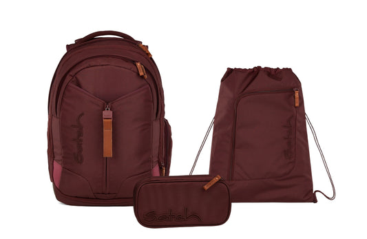 Schulrucksack-Set MATCH Nordic Ruby 3-teilig