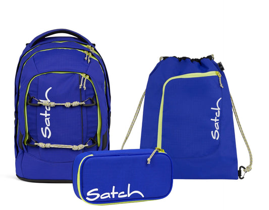 Schulrucksack-Set PACK Blue Climber 3-teilig, Kollektion 2024