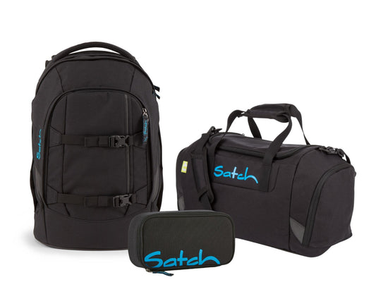 Schulrucksack-Set PACK Black Bounce 3-teilig
