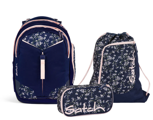 Schulrucksack-Set MATCH Bloomy Breeze 3-teilig, Kollektion 2024