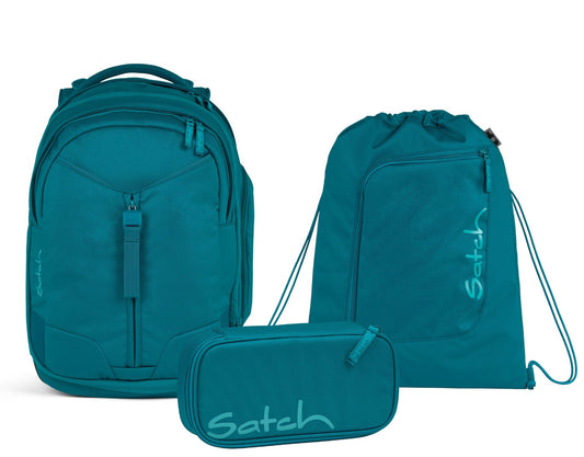 Schulrucksack-Set MATCH Deep Petrol 3-teilig, Kollektion 2024