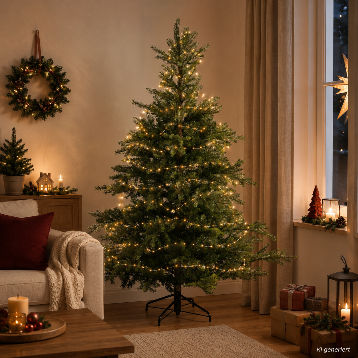 Lichterkette STRING LIGHTS 240 LED 12 m klassisch warm, Silberdraht