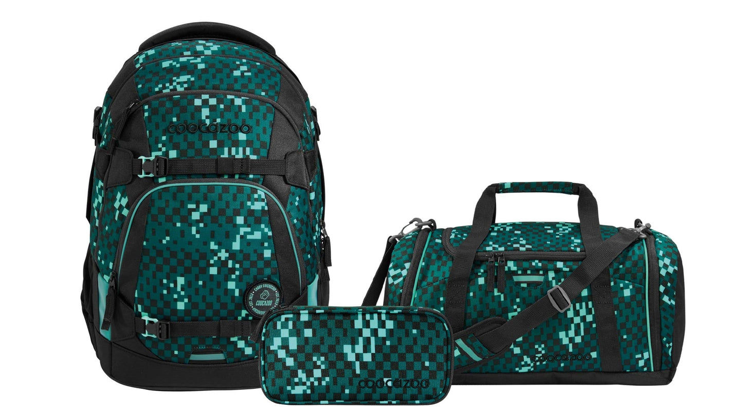 Schulrucksack MATE Pixel Blox 3-teilig