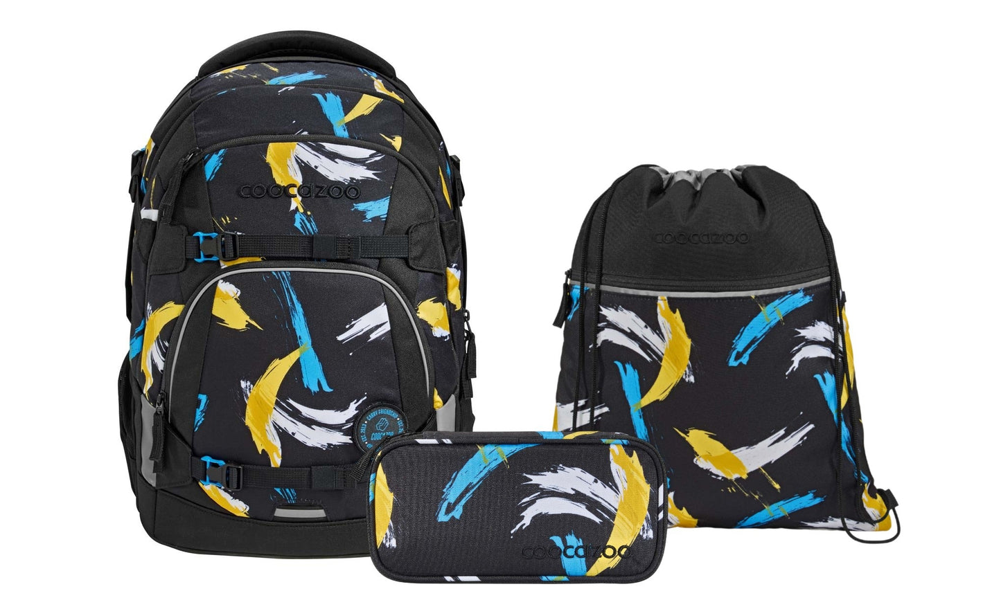 Schulrucksack MATE Crazy Artnight 3-teilig
