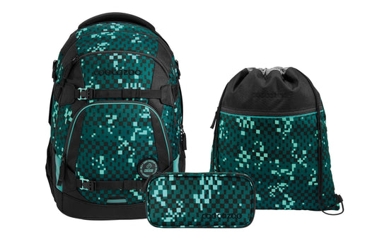 Schulrucksack MATE Pixel Blox 3-teilig
