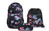 Schulrucksack PORTER Floral Artnight 2-teilig