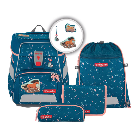 Schulranzen-Set SPACE Wild Horse Ronja 5-teilig