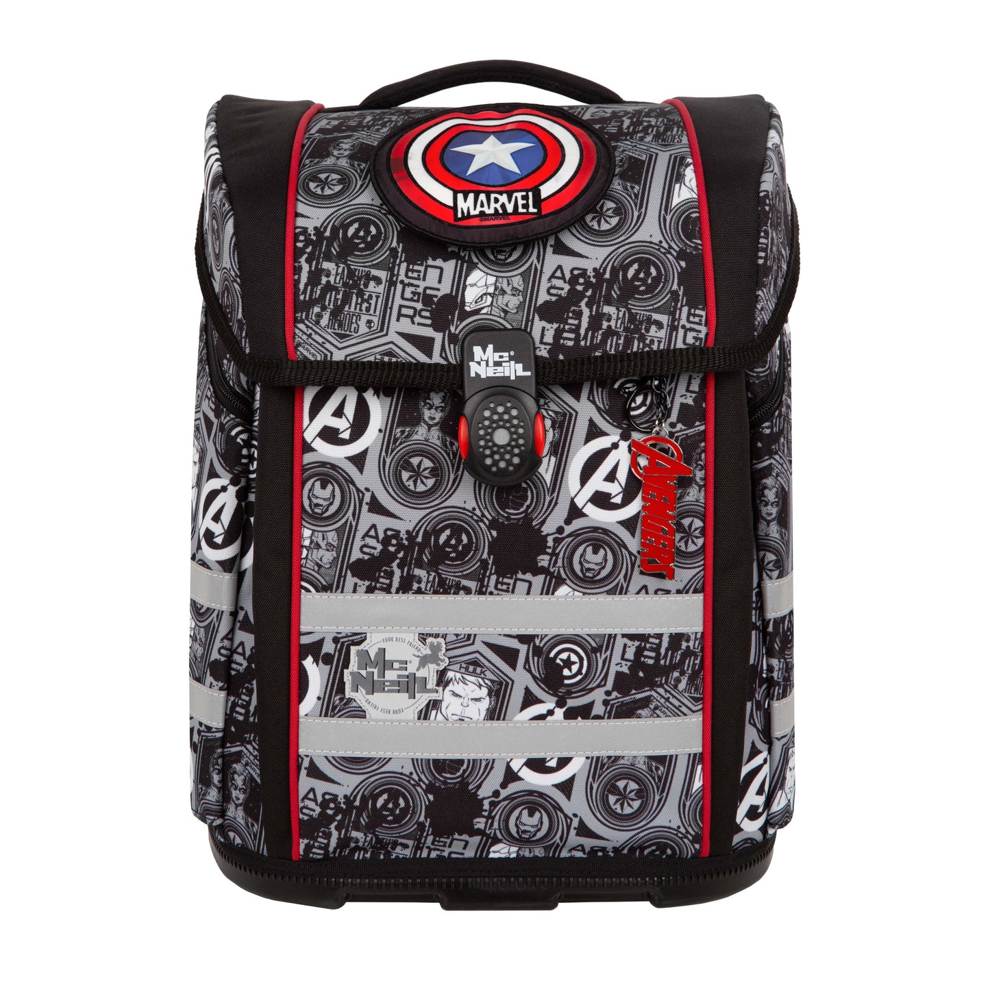 Schulranzen-Set PERFECTO, MARVEL AVENGERS 6-teilig