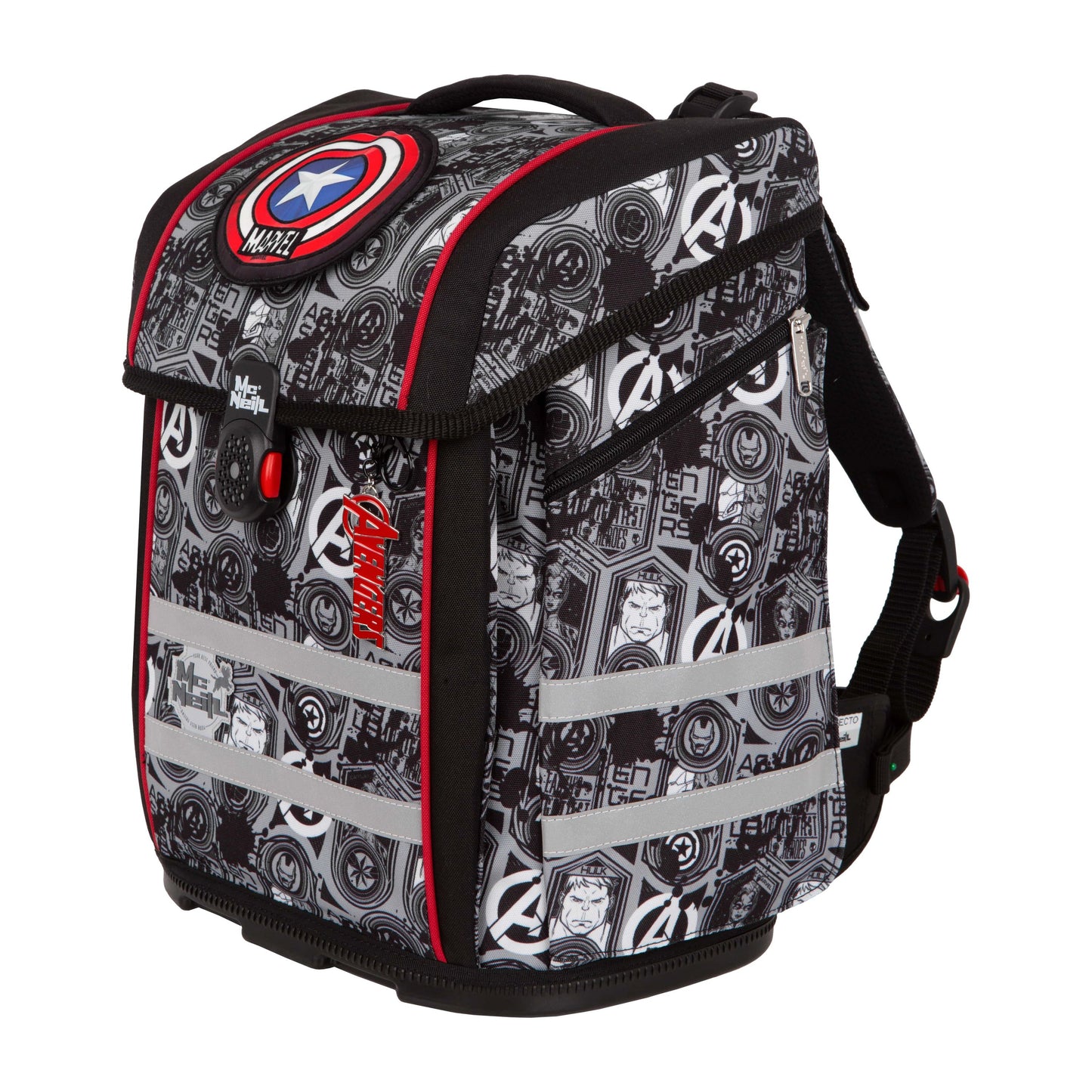 Schulranzen-Set PERFECTO, MARVEL AVENGERS 6-teilig