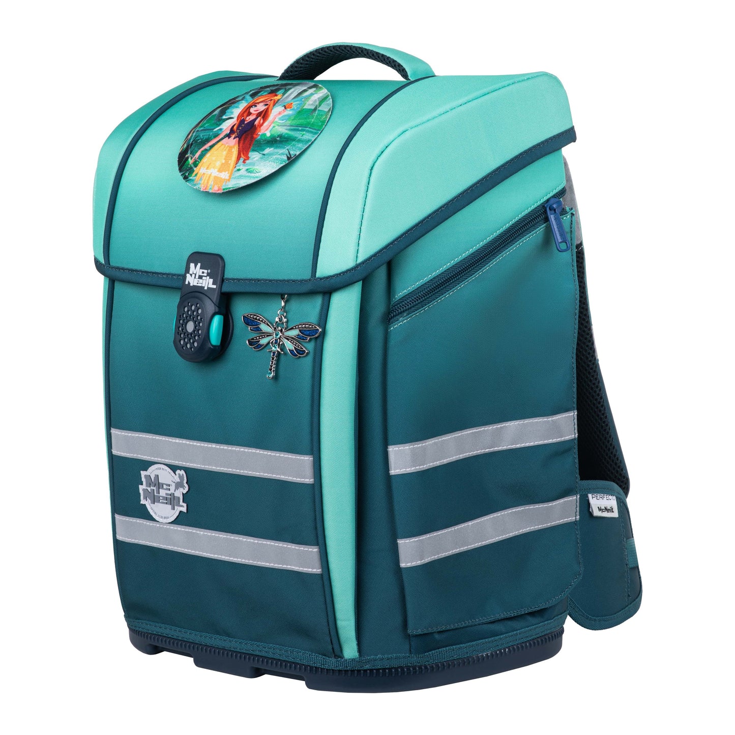 Schulranzen-Set PERFECTO, GRADIENT BLUE LAGOON 5-teilig