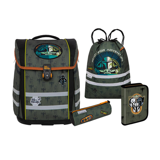 Schulranzen-Set PERFECTO, STAR WARS MANDALORIAN 5-teilig