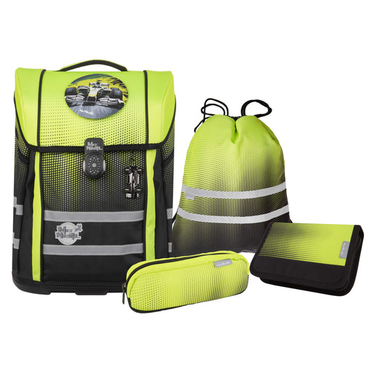 Schulranzen-Set PERFECTO, GRADIENT LEMON 5-teilig