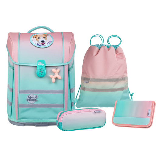 Schulranzen-Set PERFECTO, GRADIENT STRAWBERRY 5-teilig