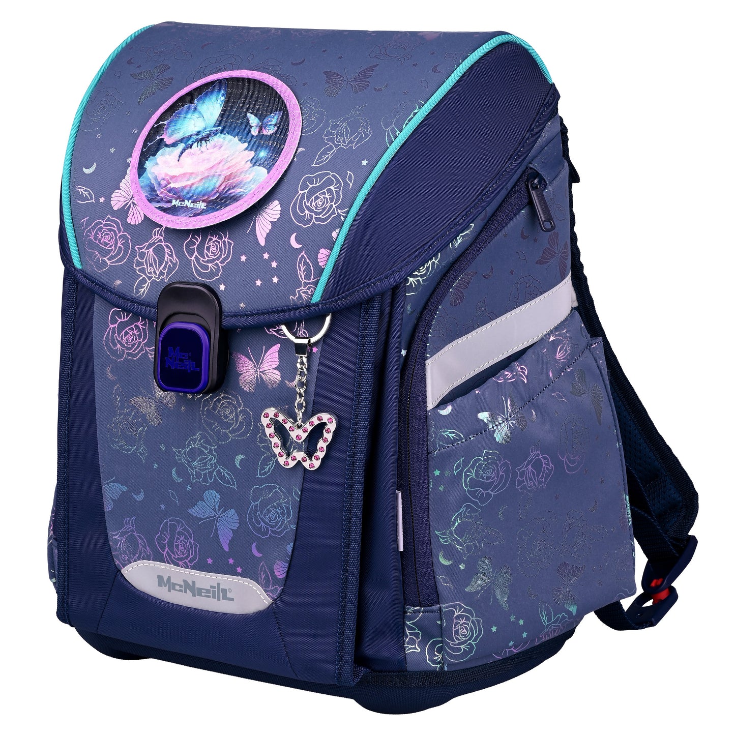 Schulranzen-Set PRIMO, ROSES 9-teilig