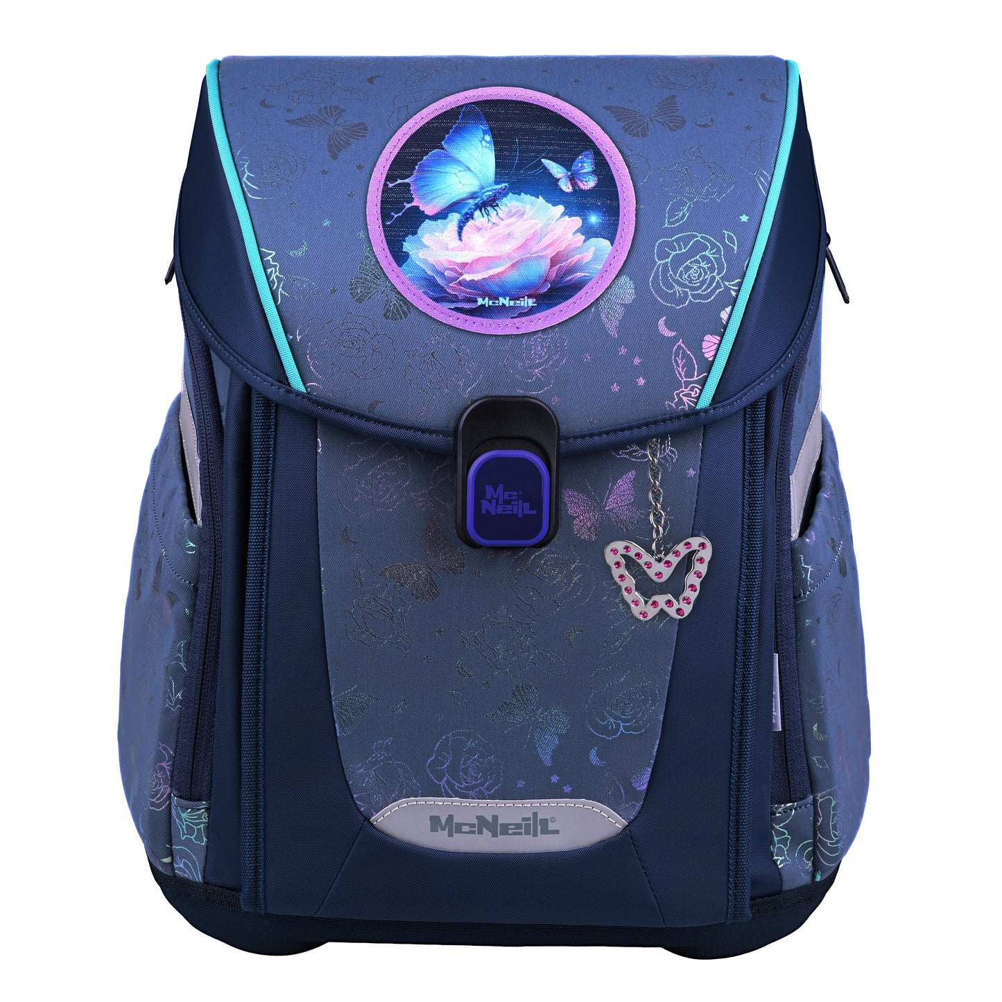 Schulranzen-Set PRIMO, ROSES 9-teilig