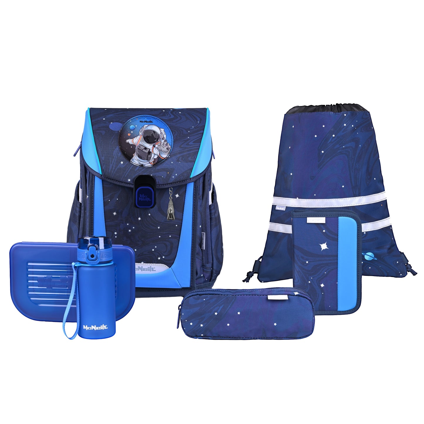 Schulranzen-Set PRIMO, SPACE 9-teilig