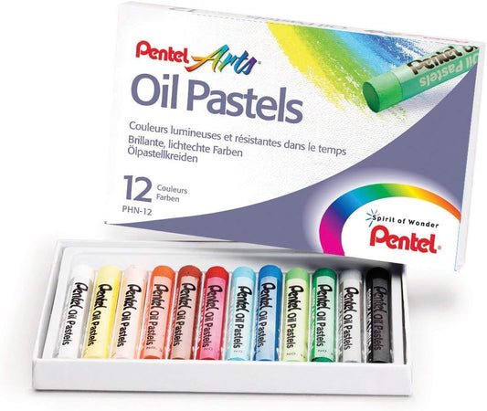 Ölpastellkreide 12er Pack, 9 x 60 mm