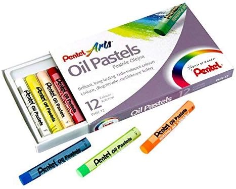 Ölpastellkreide 12er Pack, 9 x 60 mm